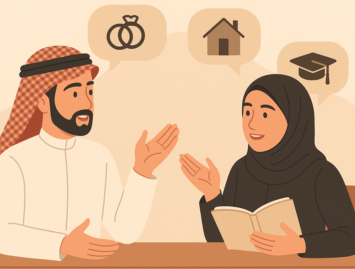 أهم النقاط التي يجب الحديث عنها قبل الزواج لضمان التوافق