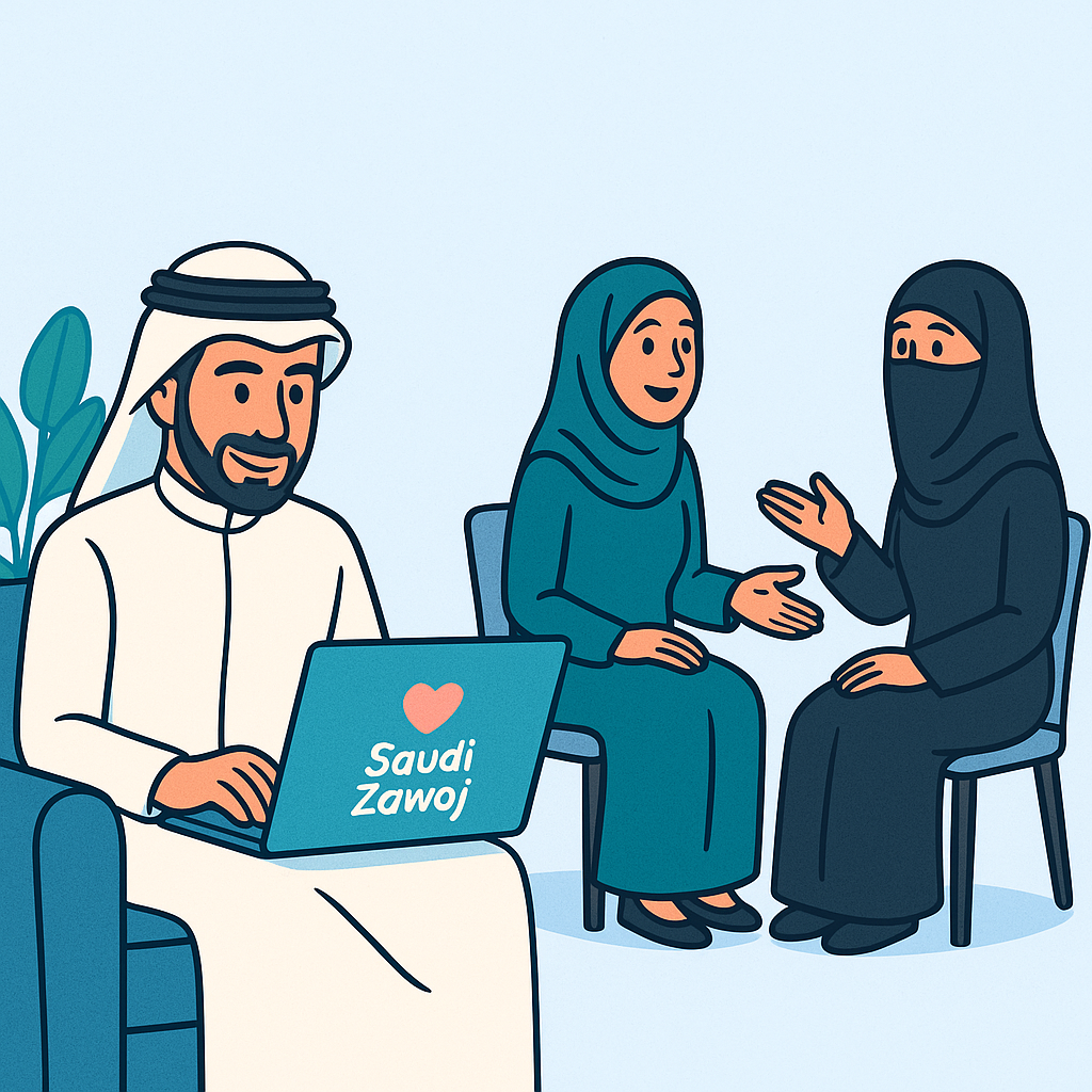 موقع سعودي زواج بدون أي وسيط: الفرق بينه وبين الخطابة التقليدية